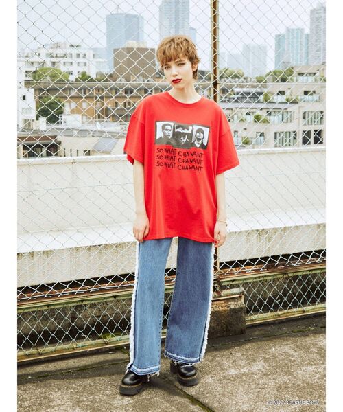 jouetie(ジュエティ)の「BEASTIE BOYSコラボTシャツ(Tシャツ/カットソー・レディース・ブラック/レッド/オフホワイト・MEDIUM)」の16枚目の写真