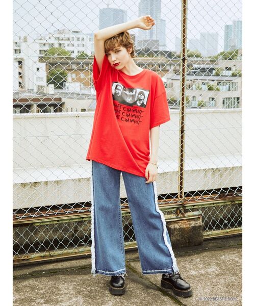 jouetie(ジュエティ)の「BEASTIE BOYSコラボTシャツ(Tシャツ/カットソー・レディース・ブラック/レッド/オフホワイト・MEDIUM)」の17枚目の写真