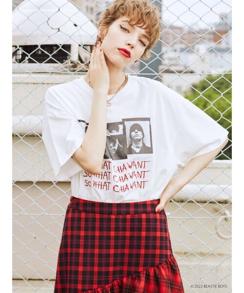 jouetie(ジュエティ)の「BEASTIE BOYSコラボTシャツ(Tシャツ/カットソー・レディース・ブラック/レッド/オフホワイト・MEDIUM)」の19枚目の写真