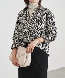COLLAGE GALLARDAGALANTE | 【OT】ゼブラプリントブラウス(シャツ/ブラウス)