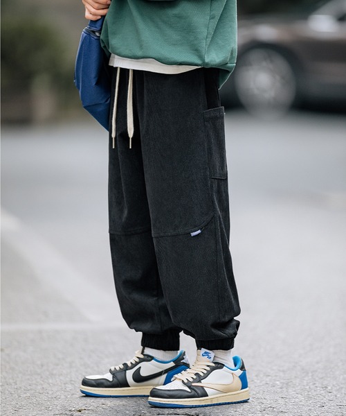 HOOK（フック）の「【HOOK】コーデュロイ裾絞りカーゴパンツ（カーゴ