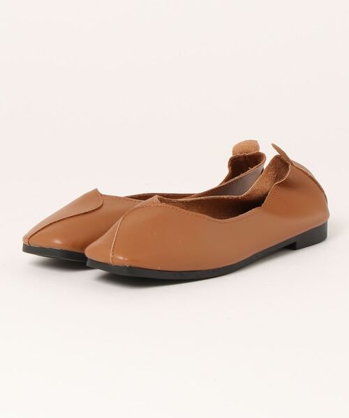 Burner(バーナー)の「【OKUOKU 0909】スクエアトゥ Vカットフラットパンプス / oku-shoes-2-19(バレエシューズ・レディース・その他3/その他2/その他1・35/36/40/37/39/38)」の11枚目の写真