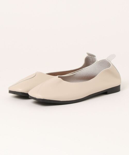 Burner(バーナー)の「【OKUOKU 0909】スクエアトゥ Vカットフラットパンプス / oku-shoes-2-19(バレエシューズ・レディース・その他3/その他2/その他1・35/36/40/37/39/38)」の13枚目の写真