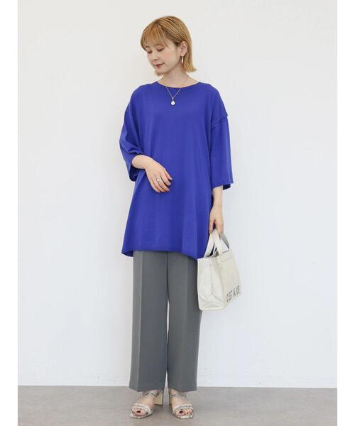 familiar ♡ ニット チュニック90 セール】コード刺しゅうデザインニットチュニック（チュニック
