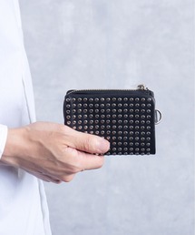 【美品】PATRICK STEPHANパトリックステファン　スタッズ二つ折り財布 PATRICK STEPHAN (パトリックステファン) 