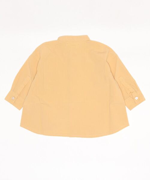 FITH(フィス)の「タイプライターコットン 長袖 シャツ(シャツ/ブラウス・キッズ・グレー/カーキ/ホワイト/オレンジ・100/80/120/90/110)」の5枚目の写真