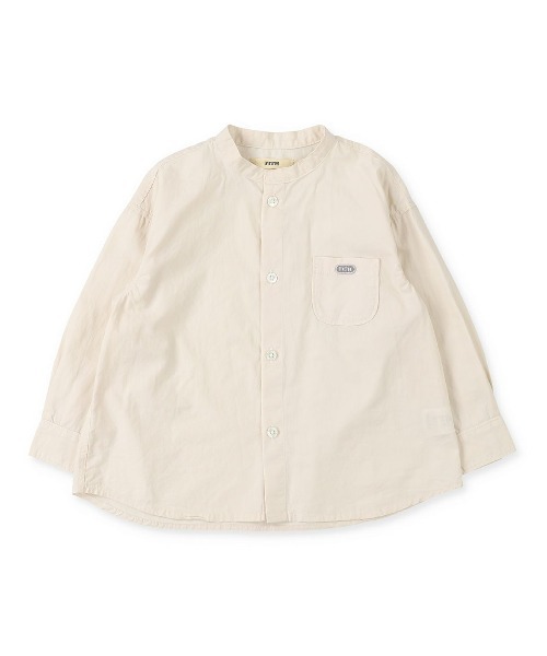 FITH(フィス)の「タイプライターコットン 長袖 シャツ(シャツ/ブラウス・キッズ・グレー/カーキ/ホワイト/オレンジ・100/80/120/90/110)」の21枚目の写真