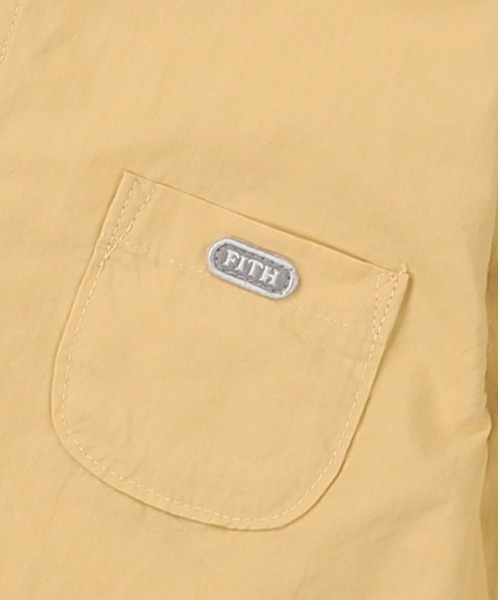 FITH(フィス)の「タイプライターコットン 長袖 シャツ(シャツ/ブラウス・キッズ・グレー/カーキ/ホワイト/オレンジ・100/80/120/90/110)」の16枚目の写真