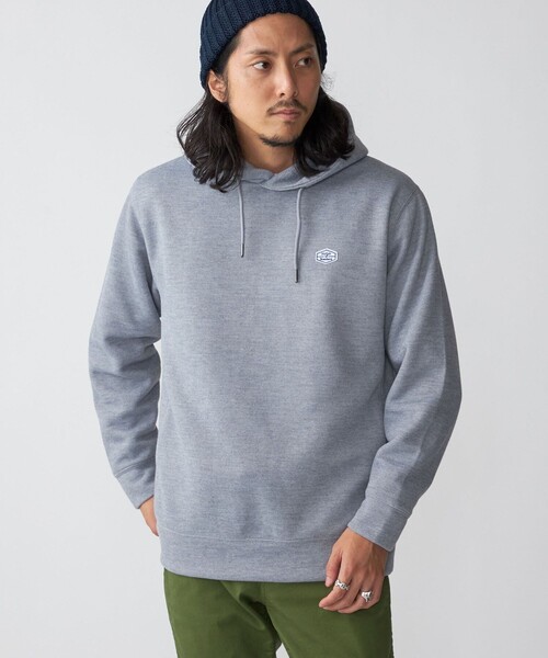 SHIPS（シップス）の「*SHIPS: スタイリッシュ ロゴ ワッペン バルキー ポンチ プルオーバー パーカー（パーカー・メンズ・ブラック/ベージュ/グレー/ブルー・SMALL/MEDIUM/LARGE/X-LARGE/XX-LARGE）」の14枚目の写真