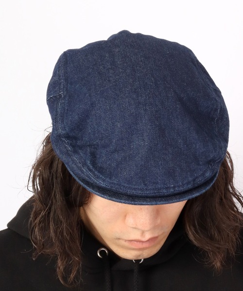Lee（リー）の「Lee HUNTING DENIM デニム ハンチング（ハンチング/ベレー帽・メンズ・ライトブルー/ネイビー・FREE）」の7枚目の写真