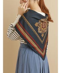 Te chichi | ペイズリー柄大判スカーフ(ストール/ショール)