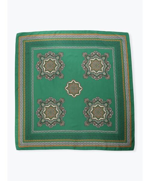 Te chichi（テチチ）の「ペイズリー柄大判スカーフ（ストール/ショール・レディース・ネイビー/グリーン・ﾌﾘ-）」の9枚目の写真