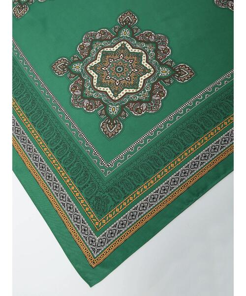 Te chichi（テチチ）の「ペイズリー柄大判スカーフ（ストール/ショール・レディース・ネイビー/グリーン・ﾌﾘ-）」の7枚目の写真