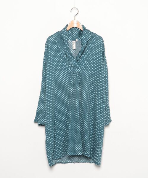セール ブランド古着 ドット柄長袖ワンピース ワンピース Niko And ニコアンド のファッション通販 Zozoused