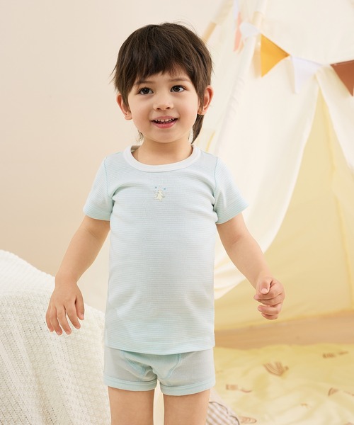 セール】半袖Tシャツ（ミジンボーダー）（Tシャツ/カットソー  