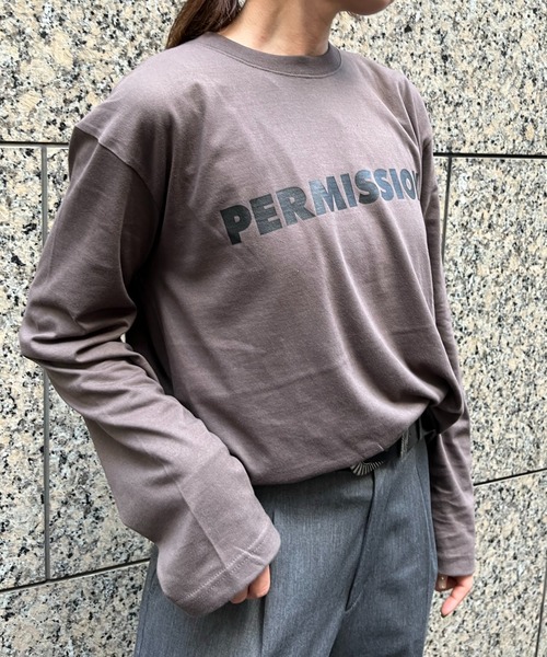 Scrap Book（スクラップブック）の「【Scrap Book】PERM-LONG-LT (XL)（Tシャツ/カットソー・レディース・ブラウン/グリーン系その他・X-LARGE）」の2枚目の写真