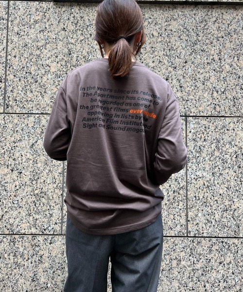 Scrap Book（スクラップブック）の「【Scrap Book】PERM-LONG-LT (XL)（Tシャツ/カットソー・レディース・ブラウン/グリーン系その他・X-LARGE）」の6枚目の写真