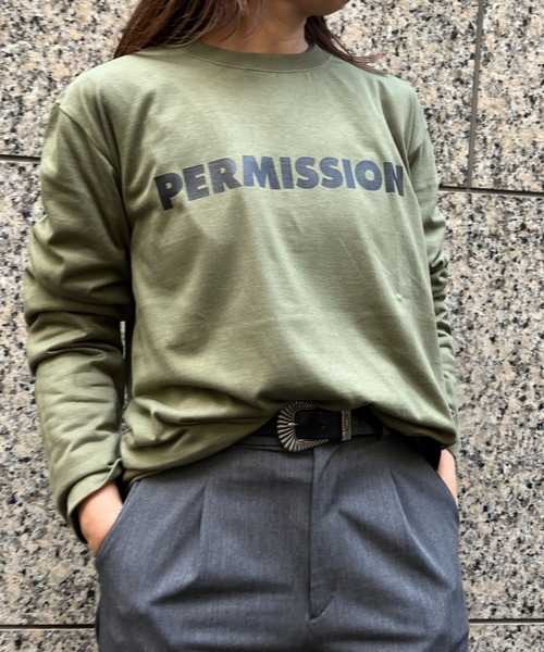 Scrap Book（スクラップブック）の「【Scrap Book】PERM-LONG-LT (XL)（Tシャツ/カットソー・レディース・ブラウン/グリーン系その他・X-LARGE）」の8枚目の写真