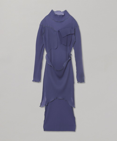 kotoha yokozawa ロングワンピース 青 kotohayokozawa（コトハヨコザワ