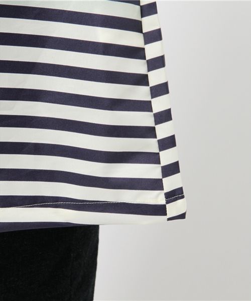 LBC（エルビーシー）の「レインコート ボーダー              （レインコート/ポンチョ・レディース・ブラック/ネイビー・ONE SIZE）」の17枚目の写真