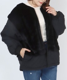 ファーベスト」に該当するノーカラージャケットファッション通販