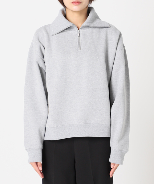 JOINT WORKS(ジョイントワークス)の「TCハーフジップ プルオーバースウェット(スウェット・レディース・グレー/ブラック/モスグリーン・FREE)」の21枚目の写真