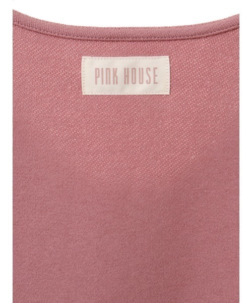 PINK HOUSE(ピンクハウス)の「キティーズ・ブラザーズ刺繍スウェットカーディガン(カーディガン/ボレロ・レディース・キナリ/グリーン/ピンク・LARGE/MEDIUM)」の4枚目の写真