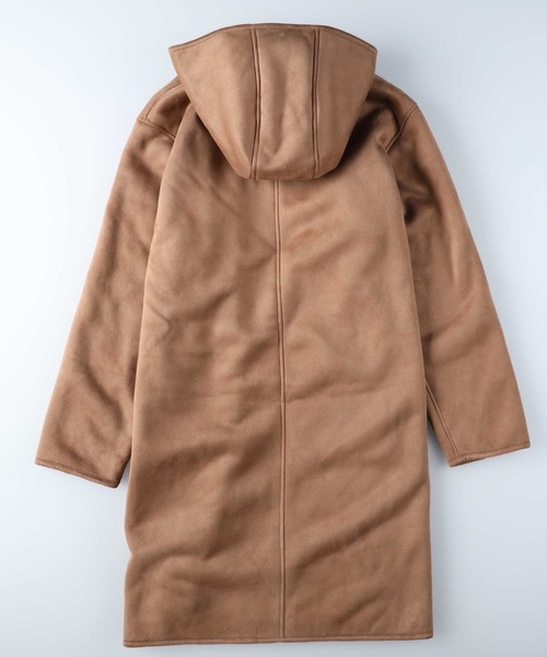 HONEYSUCKLE ROSE（ハニーサックルローズ）の「HONEYSUCKLE ROSE(ハニーサックルローズ)【レディース】フェイクムートンフードコート（その他アウター・レディース・グレー/ブラウン・L/M）」の7枚目の写真
