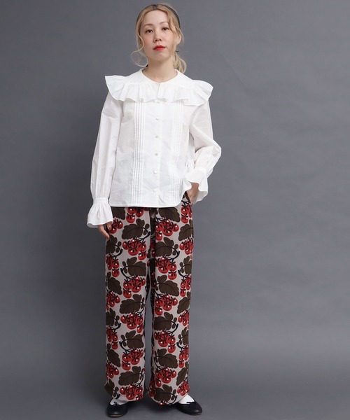 peu pres(プープレ)の「●ミニトマトプリント パンツ(その他パンツ・レディース・レッド/イエロー・FREE)」の12枚目の写真