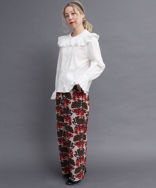 peu pres(プープレ)の「●ミニトマトプリント パンツ(その他パンツ・レディース・レッド/イエロー・FREE)」の13枚目の写真