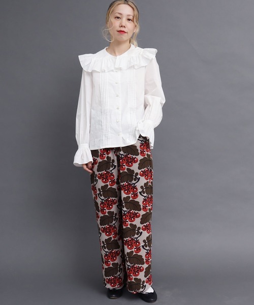 peu pres(プープレ)の「●ミニトマトプリント パンツ(その他パンツ・レディース・レッド/イエロー・FREE)」の14枚目の写真