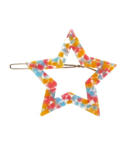 BEAMS BOY（ビームスボーイ）の「BEAMS BOY / スター ヘアピン（その他ヘアアクセサリー・レディース・オレンジ/イエロー/パープル・ONE SIZE）」の3枚目の写真