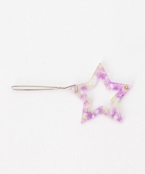 BEAMS BOY（ビームスボーイ）の「BEAMS BOY / スター ヘアピン（その他ヘアアクセサリー・レディース・オレンジ/イエロー/パープル・ONE SIZE）」の8枚目の写真