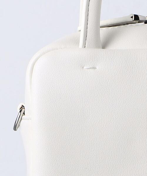 UNITED ARROWS（ユナイテッドアローズ）の「MICRO SQ ボストンバッグ（ショルダーバッグ・レディース・ブラック/オフホワイト/ピンク・FREE）」の14枚目の写真