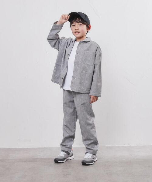 coen（コーエン）の「ペインターパンツ（ヒッコリー）（チノパンツ・キッズ・その他1・100/110/120/130/140/150）」の5枚目の写真