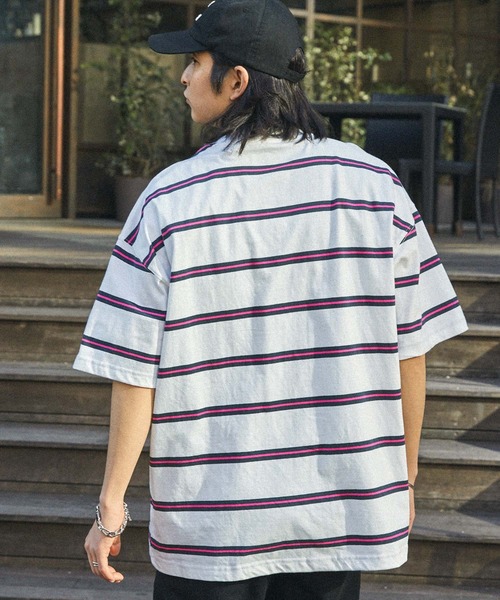 【Dickies】半袖 ロゴ ボーダー Tシャツ パープル / 送料無料 楽天市場】Dickies ディッキーズ ボーダー Tシャツ メンズ 40代