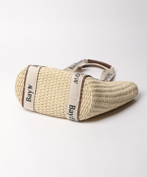 BAYFLOW（ベイフロー）の「ロゴテープPPトート（WEB限定）（トートバッグ・レディース・ライトブラウン/ナチュラル・FREE）」の6枚目の写真