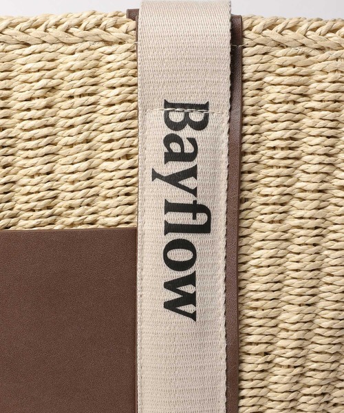 BAYFLOW（ベイフロー）の「ロゴテープPPトート（WEB限定）（トートバッグ・レディース・ライトブラウン/ナチュラル・FREE）」の13枚目の写真