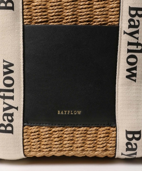 BAYFLOW（ベイフロー）の「ロゴテープPPトート（WEB限定）（トートバッグ・レディース・ライトブラウン/ナチュラル・FREE）」の15枚目の写真