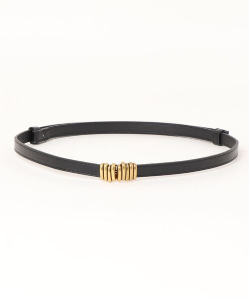 TONE SELECT GOODS（トーンセレクトグッズ）の「【resonance】アンティーク風 ゴールドバックル ナローベルト【マルチウェイ】（ベルト・レディース・ブラウン/ブラック/ダークブラウン・FREE）」の5枚目の写真