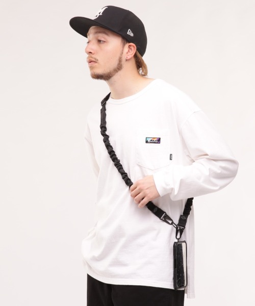 MANASTASH(マナスタッシュ)の「MANASTASH/マナスタッシュ EXTRAMILE INFINITY STRAP エクストラマイルインフィニティ―ストラップ(スマホグッズ・メンズ・ブラック・F)」の3枚目の写真