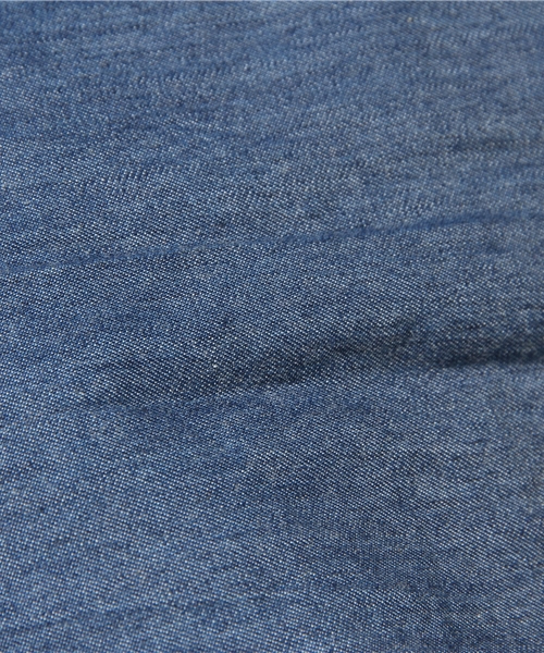 mystic（ミスティック）の「ショート丈デニムシャツ（シャツ/ブラウス・レディース・ブルー/ネイビー/オフホワイト・ﾌﾘ-）」の11枚目の写真