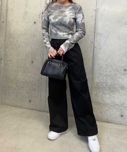 WEGO（ウィゴー）の「WEGO/ロゴ刺繍リブロンT（Tシャツ/カットソー・レディース・ホワイト/その他1・FREE）」の4枚目の写真