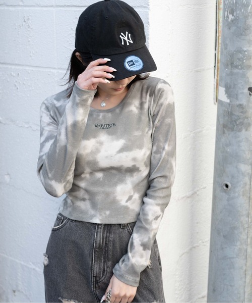 WEGO（ウィゴー）の「WEGO/ロゴ刺繍リブロンT（Tシャツ/カットソー・レディース・ホワイト/その他1・FREE）」の7枚目の写真