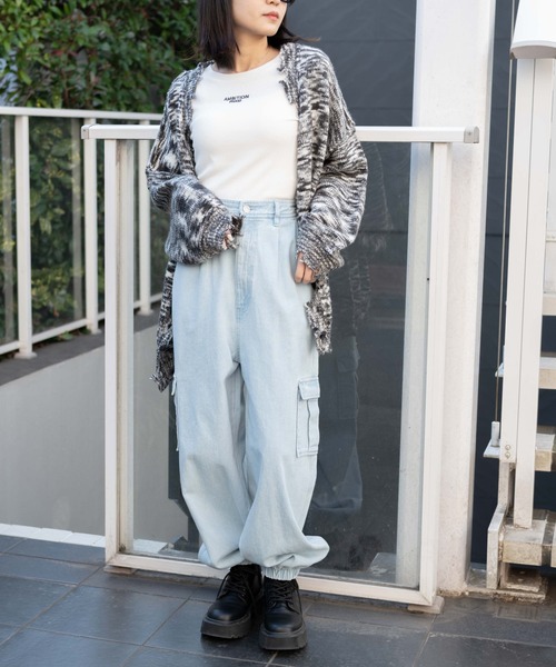 WEGO（ウィゴー）の「WEGO/ロゴ刺繍リブロンT（Tシャツ/カットソー・レディース・ホワイト/その他1・FREE）」の13枚目の写真