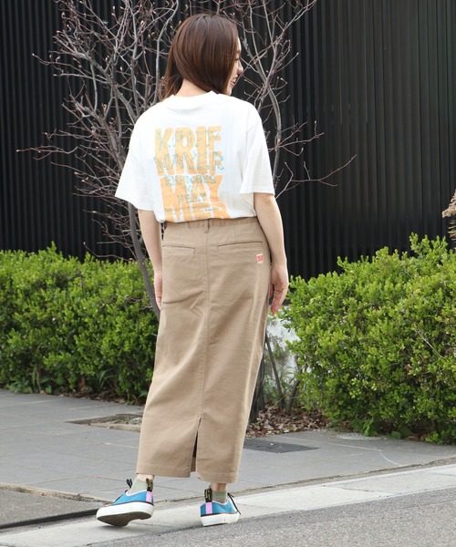 KRIFF MAYER Lady's Collection(クリフメイヤーレディースコレクション)の「リサイクル天竺チュニックT(Tシャツ/カットソー・レディース・グリーン/ブラック/オフホワイト・MEDIUM/LARGE)」の13枚目の写真