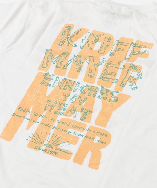 KRIFF MAYER Lady's Collection(クリフメイヤーレディースコレクション)の「リサイクル天竺チュニックT(Tシャツ/カットソー・レディース・グリーン/ブラック/オフホワイト・MEDIUM/LARGE)」の17枚目の写真