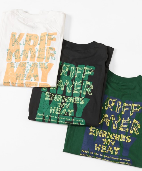 KRIFF MAYER Lady's Collection(クリフメイヤーレディースコレクション)の「リサイクル天竺チュニックT(Tシャツ/カットソー・レディース・グリーン/ブラック/オフホワイト・MEDIUM/LARGE)」の20枚目の写真