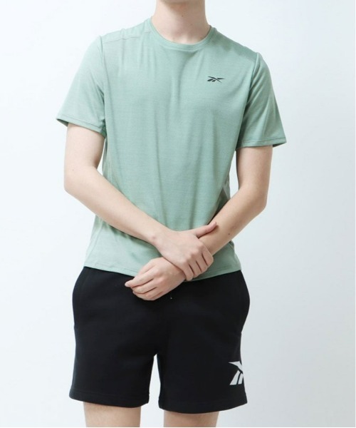Reebok(リーボック)の「メランジT / MELANGE TEE(Tシャツ/カットソー・メンズ・ライトグリーン/クリアブルー/ヘザーチャコール・MEDIUM/SMALL/LARGE/XX-LARGE/X-LARGE/XXX-LARGE/X-SMALL)」の3枚目の写真