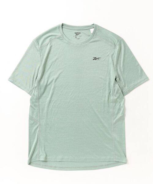 Reebok(リーボック)の「メランジT / MELANGE TEE(Tシャツ/カットソー・メンズ・ライトグリーン/クリアブルー/ヘザーチャコール・MEDIUM/SMALL/LARGE/XX-LARGE/X-LARGE/XXX-LARGE/X-SMALL)」の5枚目の写真